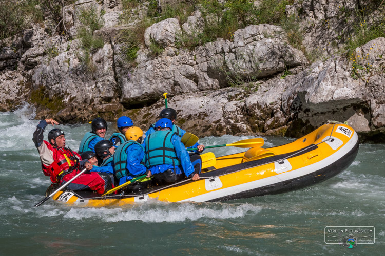 photo raft rafting verdon